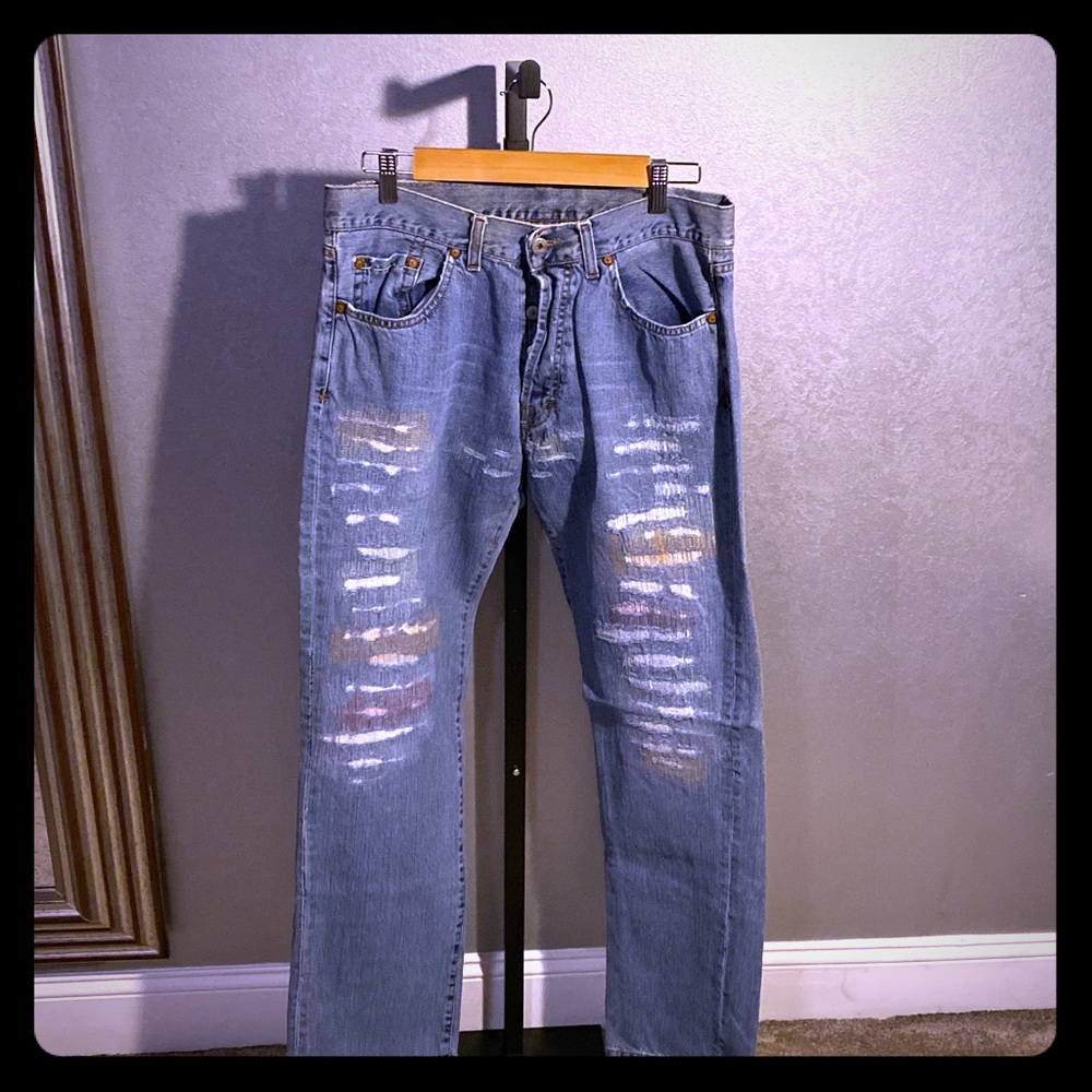 Mens, G BRAND, made in Italy, multicolor, jeans